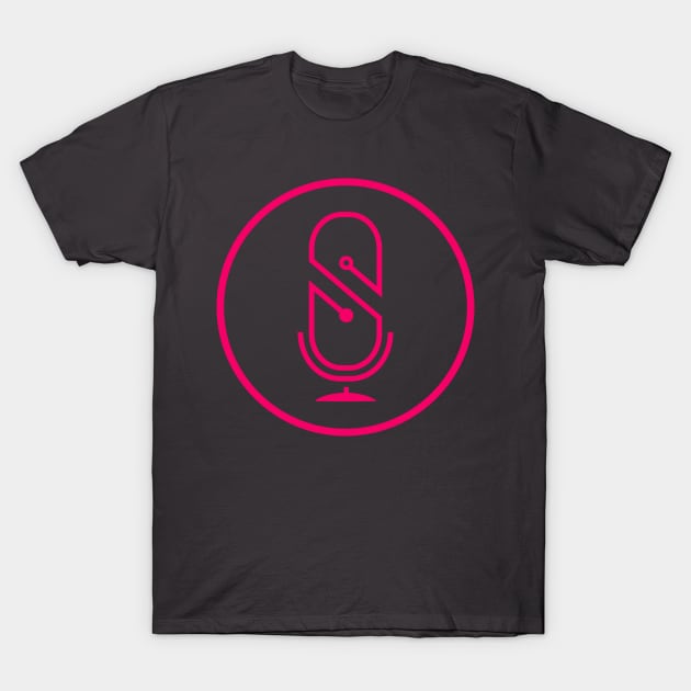 SquadCast Pink Mic T-Shirt by SquadCast FM